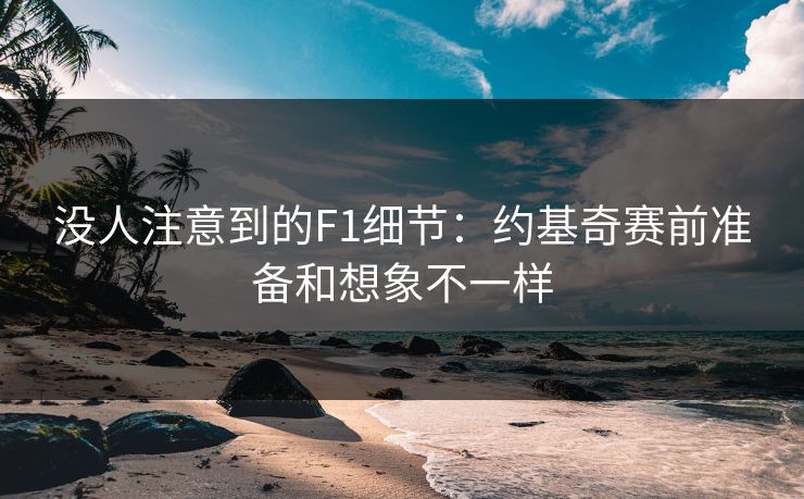 没人注意到的F1细节：约基奇赛前准备和想象不一样